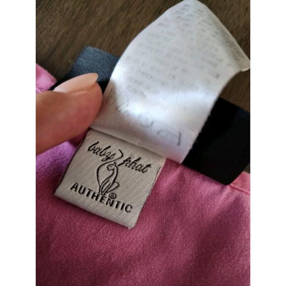 Vtg Y2k Baby Phat Pink Embroidered Scrub Top Short Sleeve V-Neck Cotton size L - Picture 5 of 8